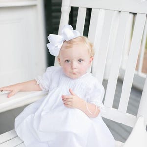 Pintuck Heirloom Dress in White