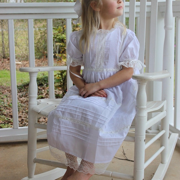 The Elizabeth Heirloom Dress in White