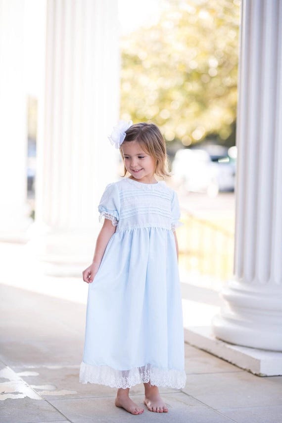 blue heirloom dress The Classic Heirloom Dress in Blue