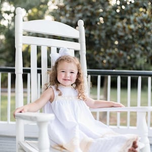 Raindrops on Roses Heirloom Dress in White