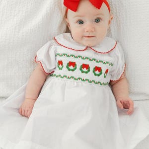 Toddler Girl Smocked Dress Holiday - Etsy