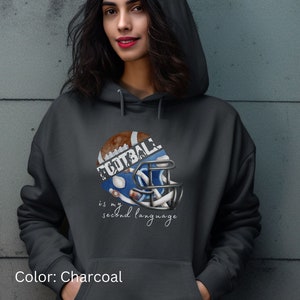 Fußball Kapuzen-Sweatshirt, Fußballfan Geschenk, Unisex Fußball Hoodie, Sport-Sweatshirt, Fußball-Liebhaber-Pullover, Spieltag-Bekleidung