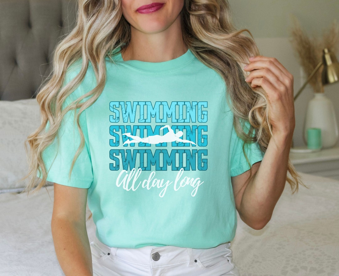 Swim Shirt for Swimmer Gift for Beach Lover Shirt for Swimming Etsy