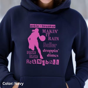 Basketball Lover Youth Hoodie, BBall Sweatshirt for Kids, Basketball Jacket, Sports Fan Apparel, Youth Basketball Clothing