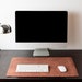 Leather desk pad - customizable