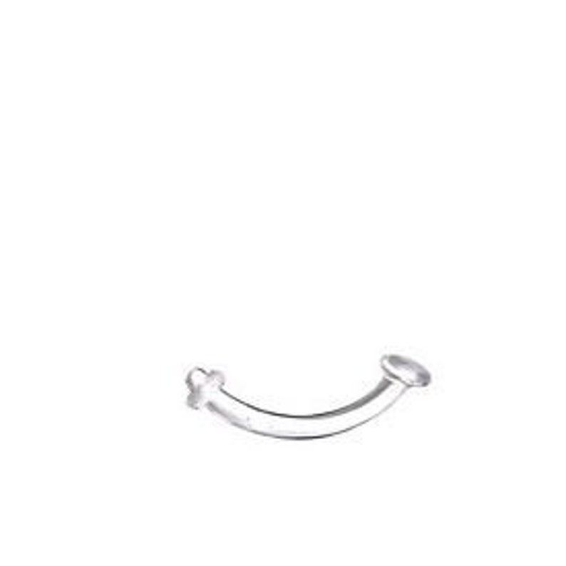 16g Piercing Retainer Clear to Conceal Body Implant Grade PVT Etsy
