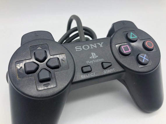 Hassy mangfoldighed Bandit PlayStation 1 Controller Black one PS1 1 Original Sony - Etsy 日本