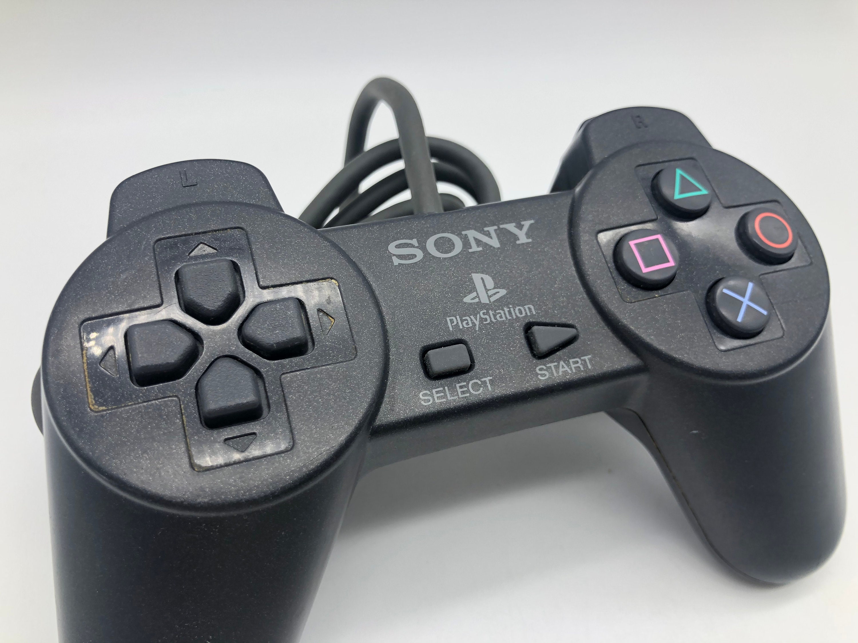 maskinskriver Dårligt humør Håndbog Playstation 1 Controller Black One PS1 1 Original Sony - Etsy