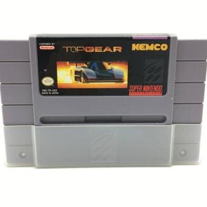 Top Gear, Super Nintendo Entertainment System, 1992 / SNES, Cartucho de videojuego de carreras original