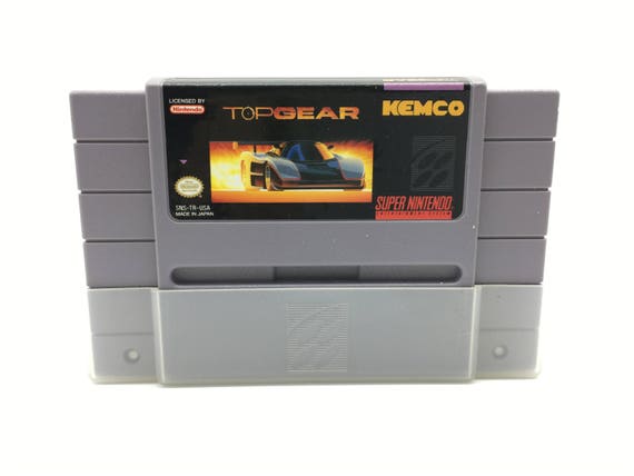 Top Gear, Super Nintendo Entertainment System, 1992 SNES, Racing