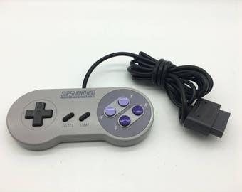 Original Super Nintendo Controller | Gray | SNES | SNS-005 | Gamepad | tested and working | Vintage