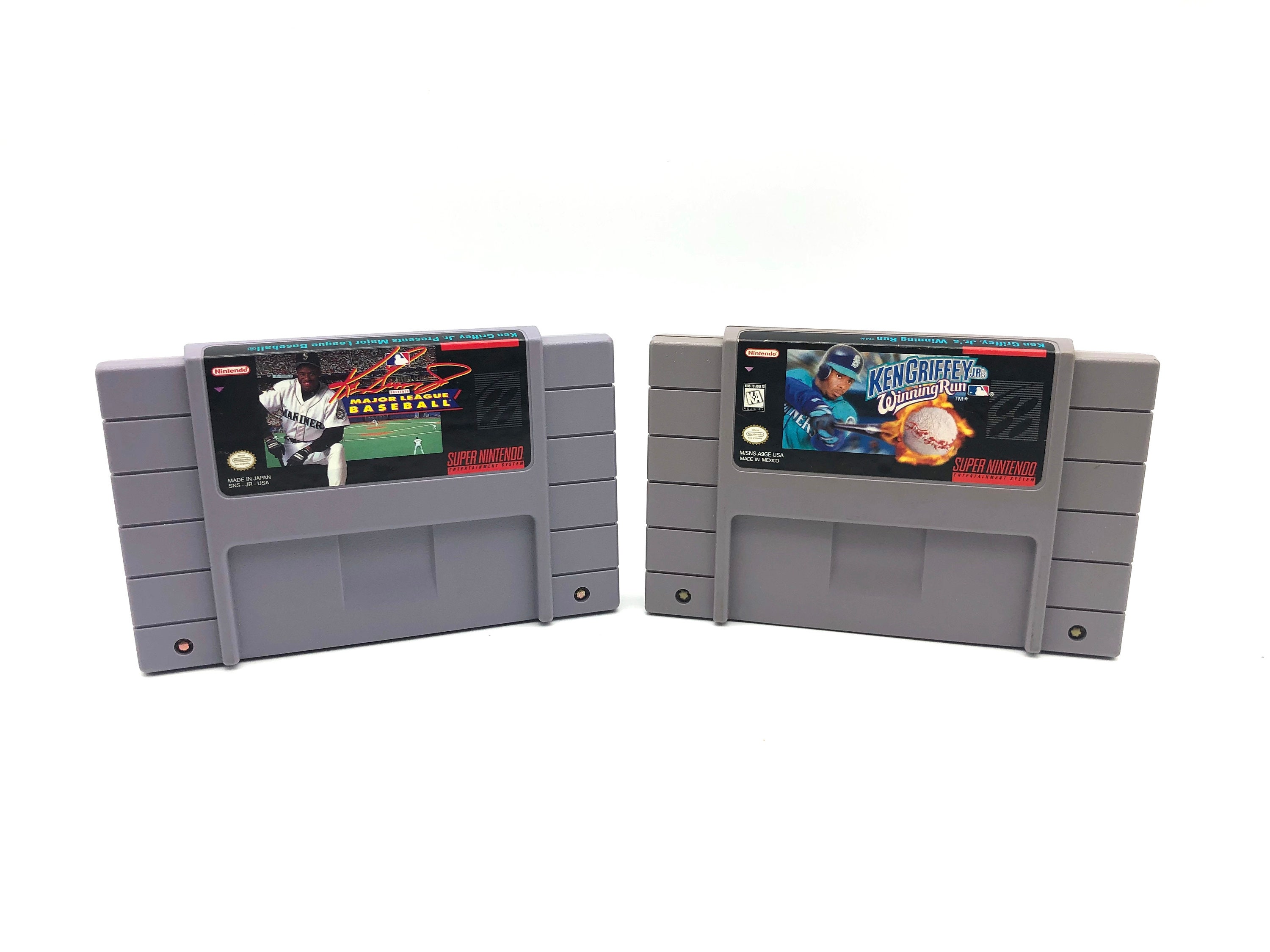 Ken Griffey Jr. Presents Major Drunken League SNES Baseball