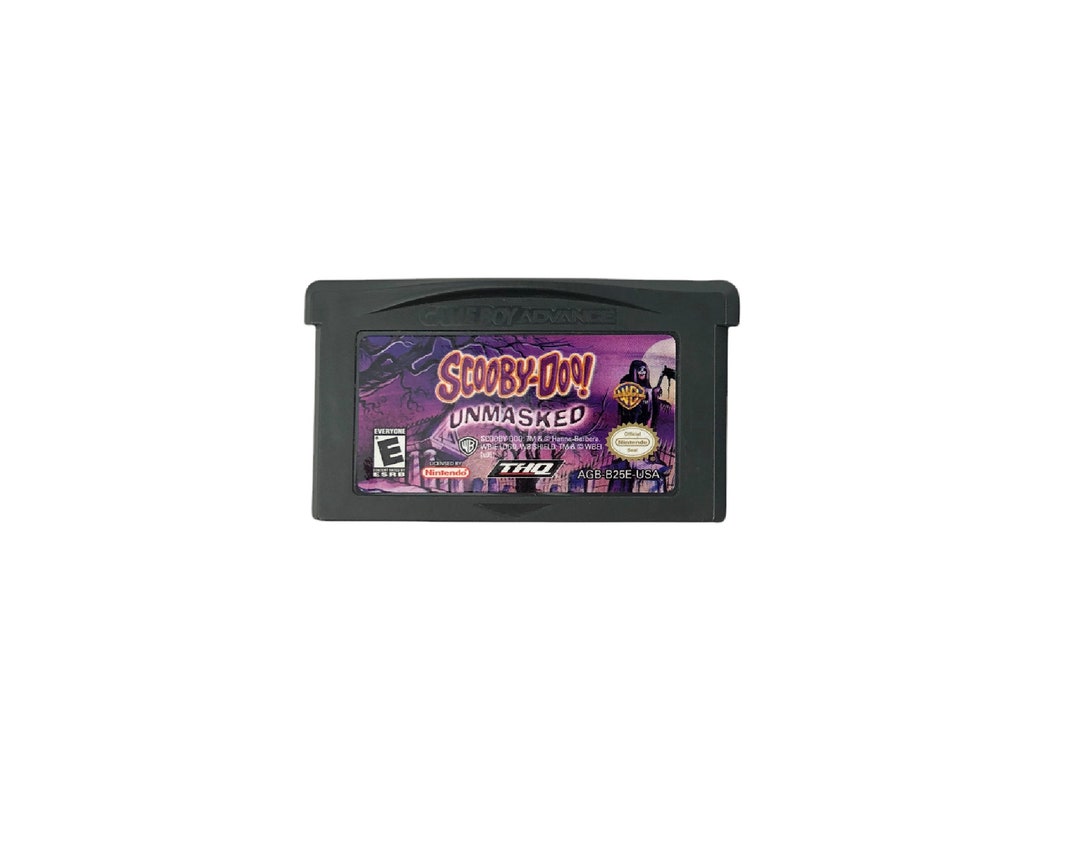 Scooby Doo Unmasked, Gameboy Advance, 2001 Gameboy Original Game