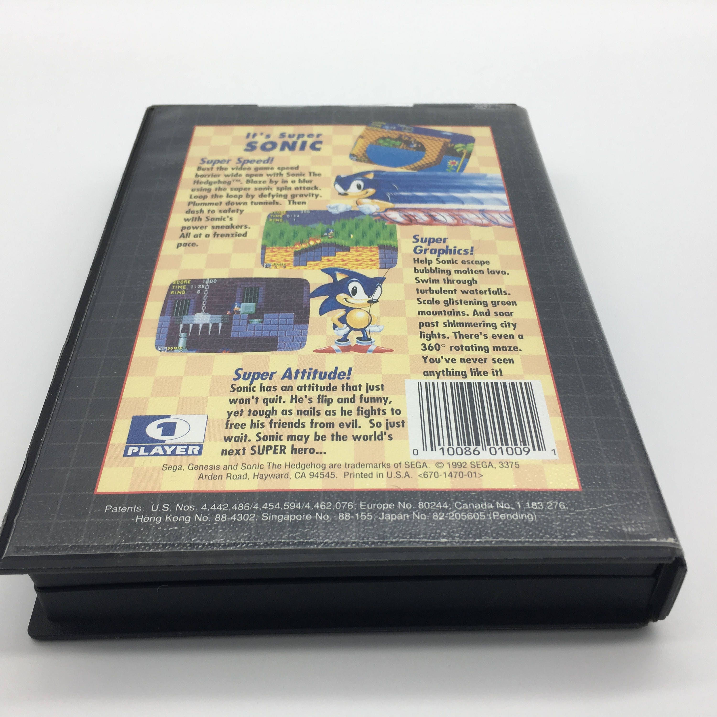 Sonic the Hedgehog - Sega Genesis 1991 - Original Case & Artwork - Etsy