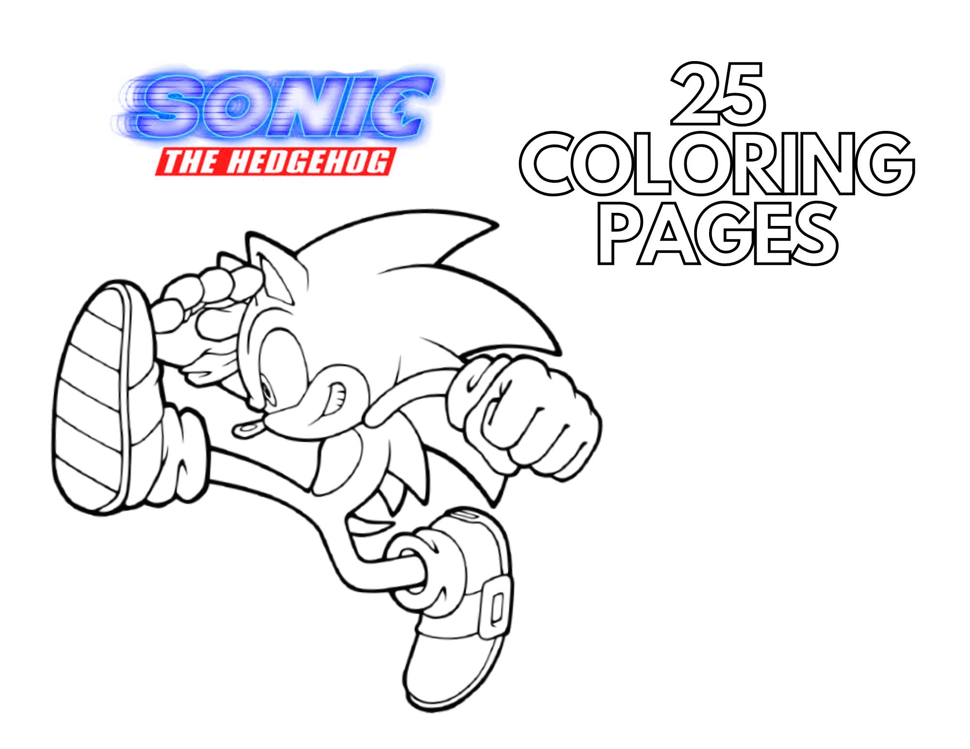 sonic and knuckles and shadow coloring pages