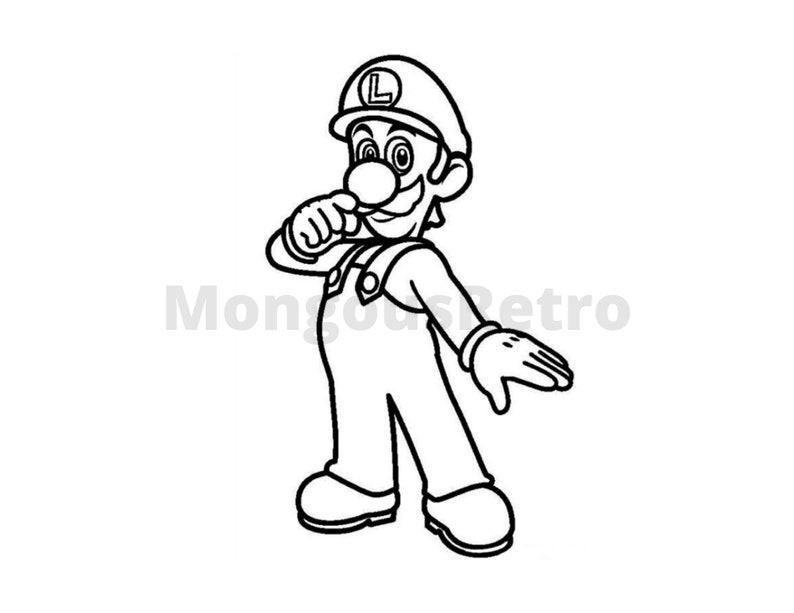 Super Mario Bros. Coloring Book Pages 40 Printable Pages for - Etsy