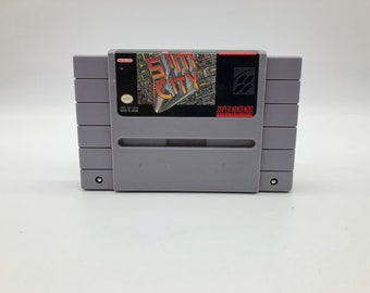 SimCity (Super Nintendo Entertainment System, 1991) Vintage, Video Game, tested