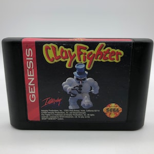 Clay Fighter, Sega Genesis, 1994 | Vintage Fighting Video Game
