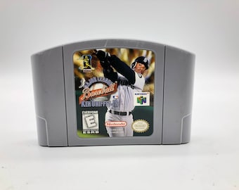 Ken Griffey Jr. Baseball - Nintendo 64 (N64) MLB, cartucho de videojuego de béisbol vintage
