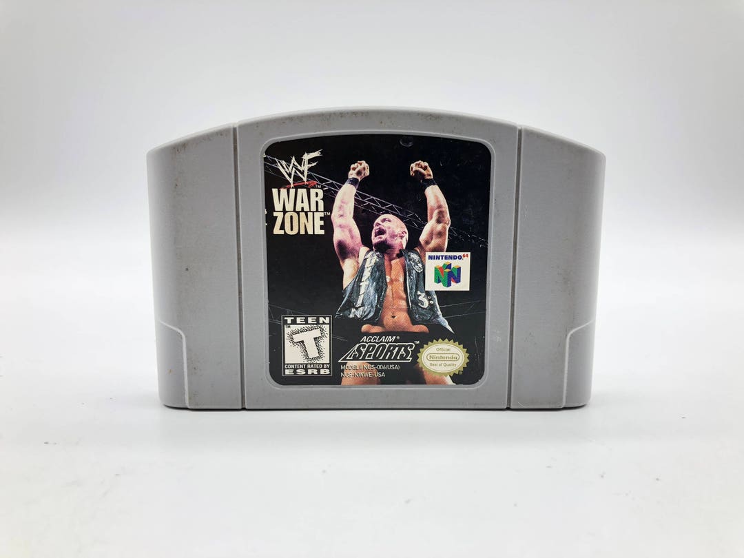 WWF War Zone (nintendo 64, 1998) N64, Original Video Game