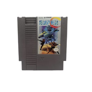 Contra Super C NES Cartridge: 1990 Vintage Arcade Game