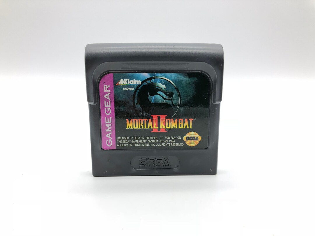 Mortal Kombat II (sega Game Gear, 1993) Vintage, Video Game
