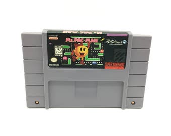Ms. Pac-Man / Super Nintendo Entertainment System, 1996 / SNES, limpia y probada, funciona muy bien