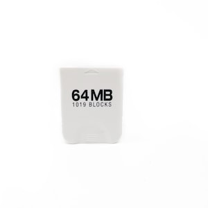 Tarjeta de memoria Nintendo Game Cube de 64 MB / Almacenamiento de Gamecube para guardar el progreso del juego