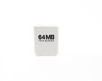 Nintendo Game Cube Memory Card 64MB | Gamecube Storage to save game progress | Free Shipping