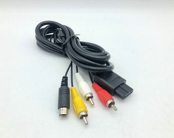Super Nintendo SNES Game Cube N64 AV Cable S-Video, Console wire