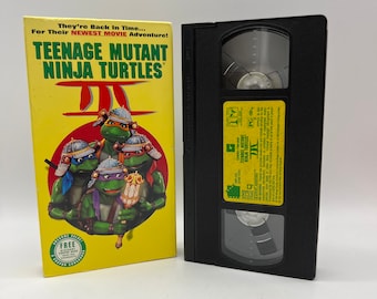 Vintage TMNT III: Teenage Mutant Ninja Turtles Movie VHS Tape
