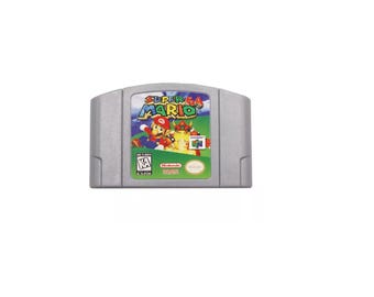 任天堂64キーホルダー　SUPER MARIO64マリオ　レトロゲーム　セット 任天堂スーパーマリオ64／パッケージキーホルダー未開封・新品