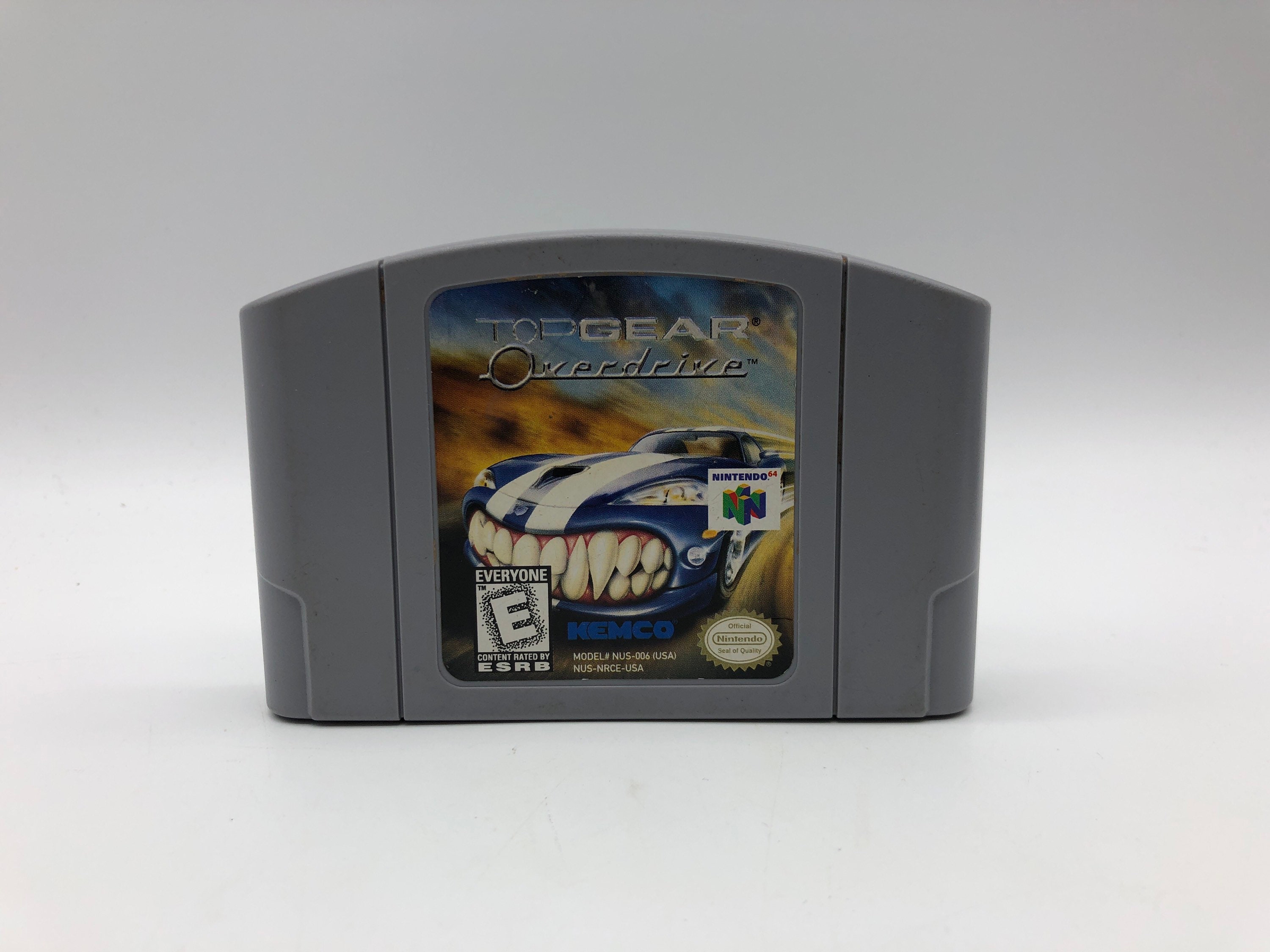 Top Gear Overdrive, 1998 Nintendo 64 N64 Original Cartridge 
