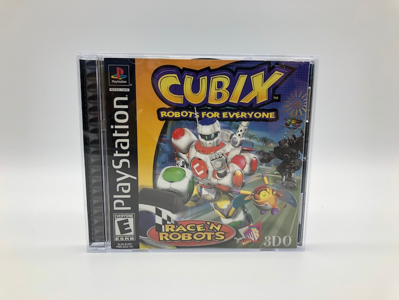 Complete Cubix: Robots for Everyone Race /'N Robots tested Sony PlayStation 1, 2000 Vintage Video Game