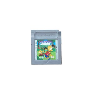 Bart Simpson Escape from Camp Deadly: Vintage Game Boy Cartridge