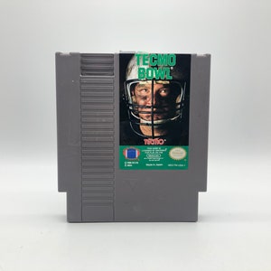 Tecmo Bowl - Vintage NES Football Video Game - RARE