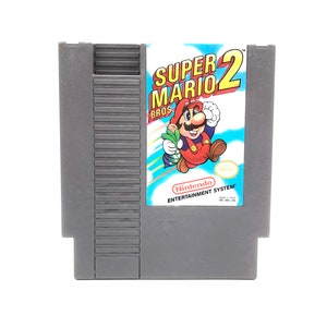 Super Mario Bros. 2 (Nintendo Entertainment System, 1988) Vintage Video Game, original, tested