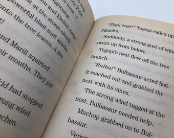 Vintage Pikachu's Rescue Adventure Book, 90s Pokemon, Scholastic