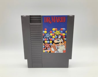Dr Mario NES, Nintendo Entertainment System, 1990 | Vintage Video Game, Original Cartridge, Tested
