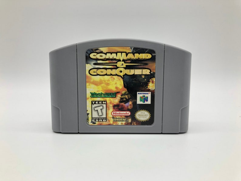 Command & Conquer Nintendo 64, 1999 N64, Vintage Video Game, Free Shipping image 1