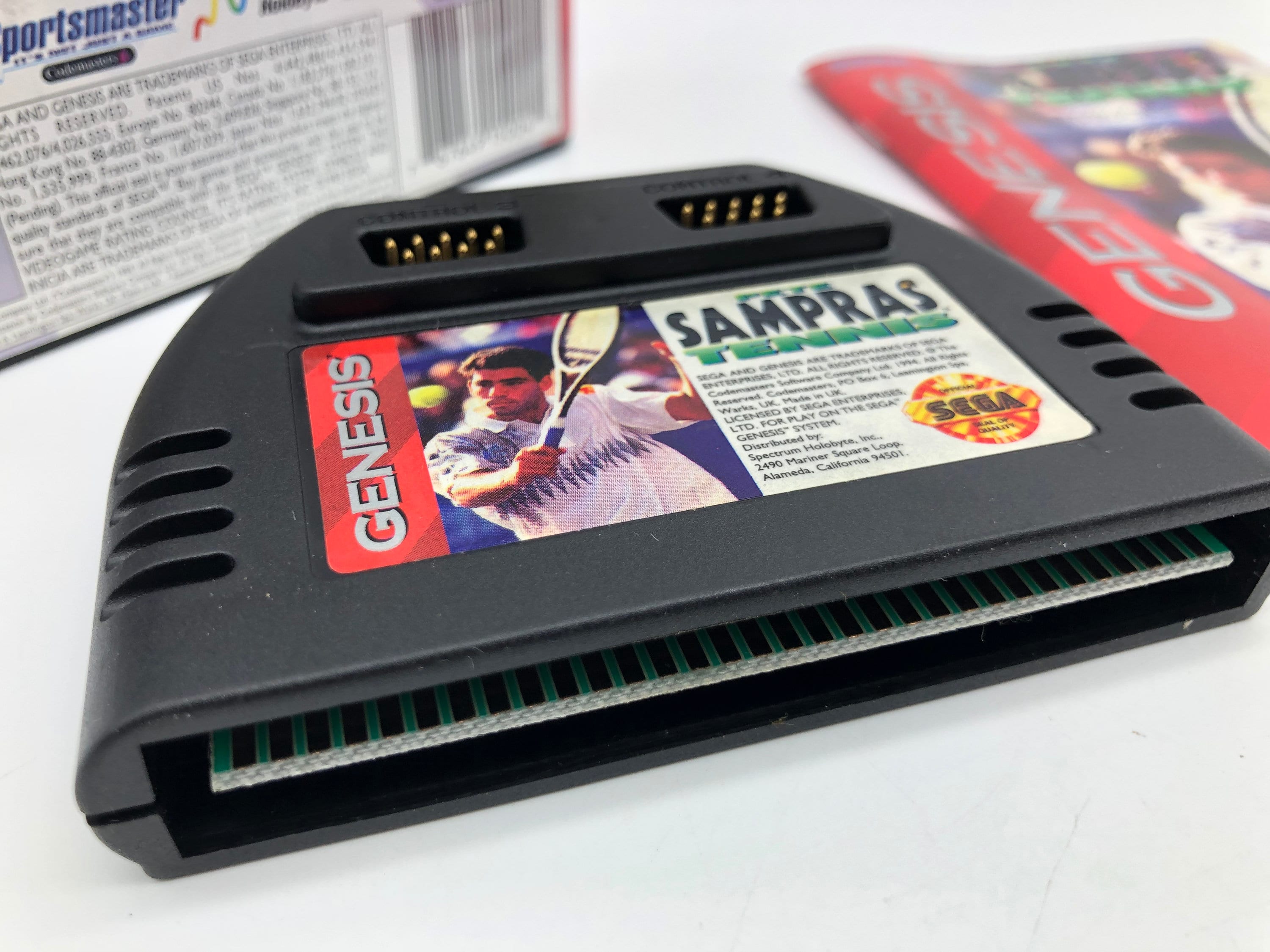 Pete Sampras Tennis (sega Genesis, 1994) Complete, RARE, Vintage