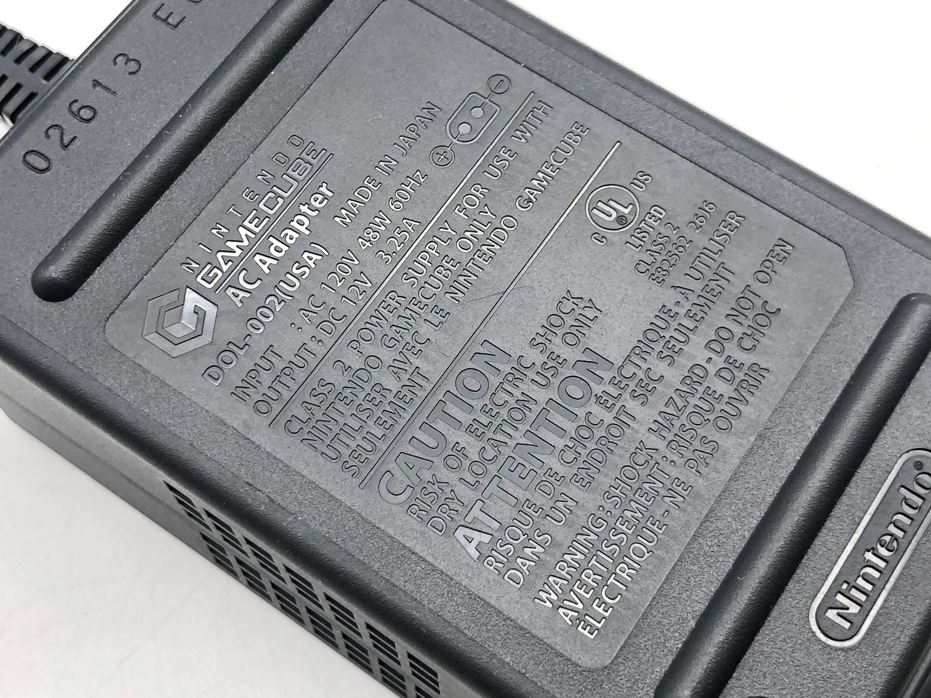 Nintendo Game Cube AC Adapter, Original DOL-002 Part Nintendo Game Cube AC Adapter, Original DOL-002 Part