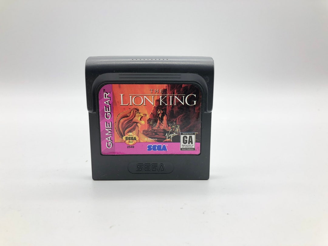The Lion King (sega Game Gear, 1995) Vintage, Video Game, Tested - Etsy