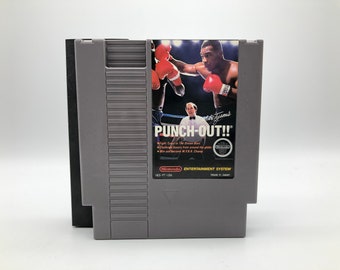 Mike Tyson's Punch-Out (Nintendo Entertainment System, 1987) original Boxing Video Game, tested, Rare, Free shipping