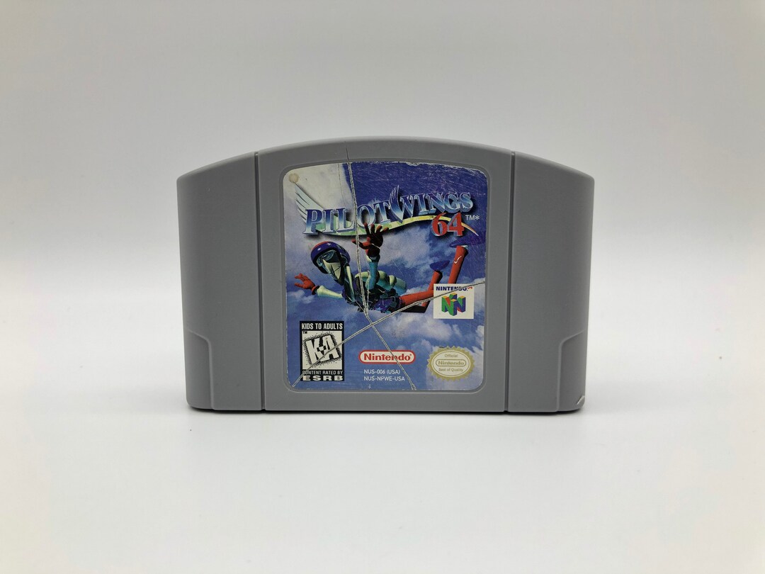 Pilotwings 64 nintendo 64 1996 Vintage Video Game Tested Etsy