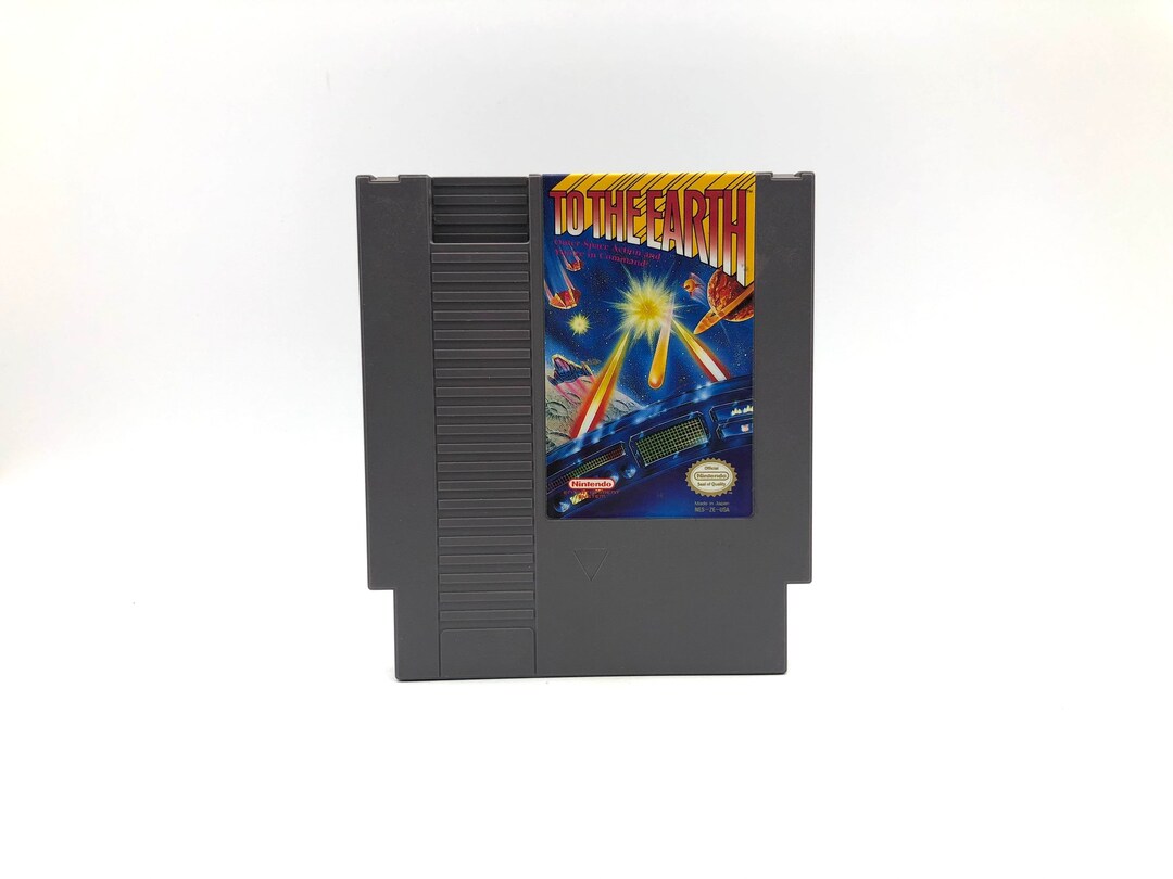 To the Earth Nintendo Entertainment System NES 1989 Vintage Game