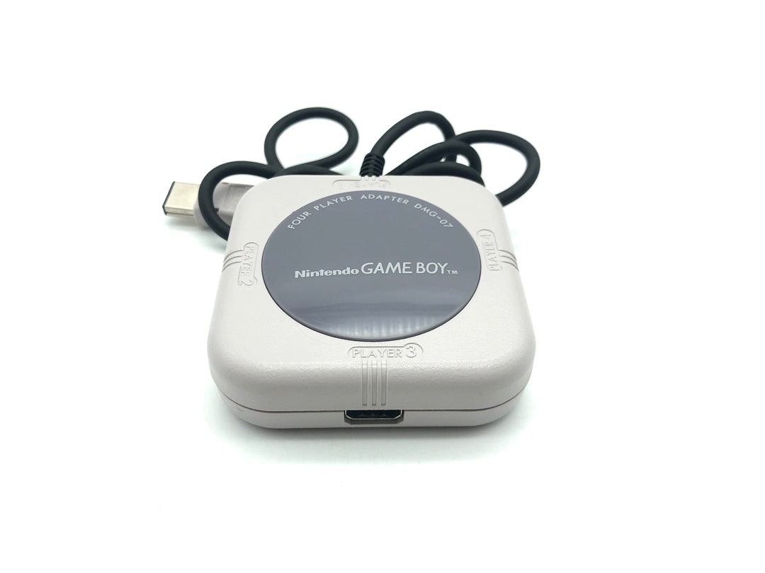 Nintendo Gameboy 4 Player Adapter, Link Cable DMG-07, Game