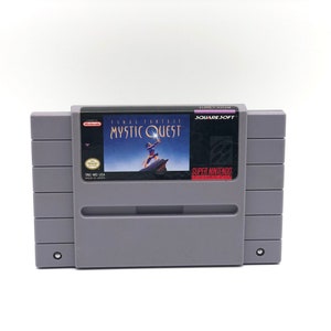 Final Fantasy Mystic Quest (Super Nintendo, 1992) Rare, RPG, Original Cartridge, Vintage