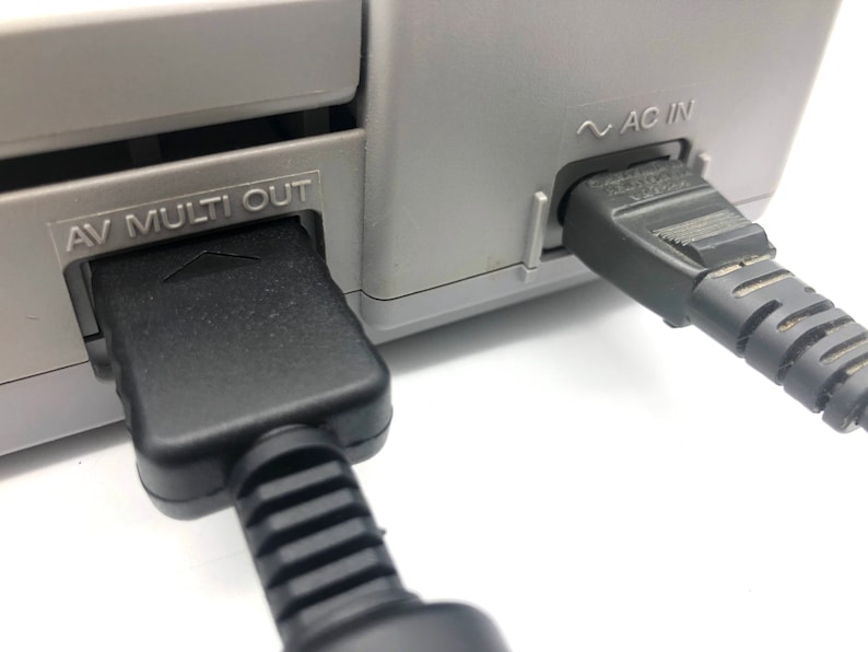 Playstation 1 AV Cable and Electric Cord Audio and Video Etsy