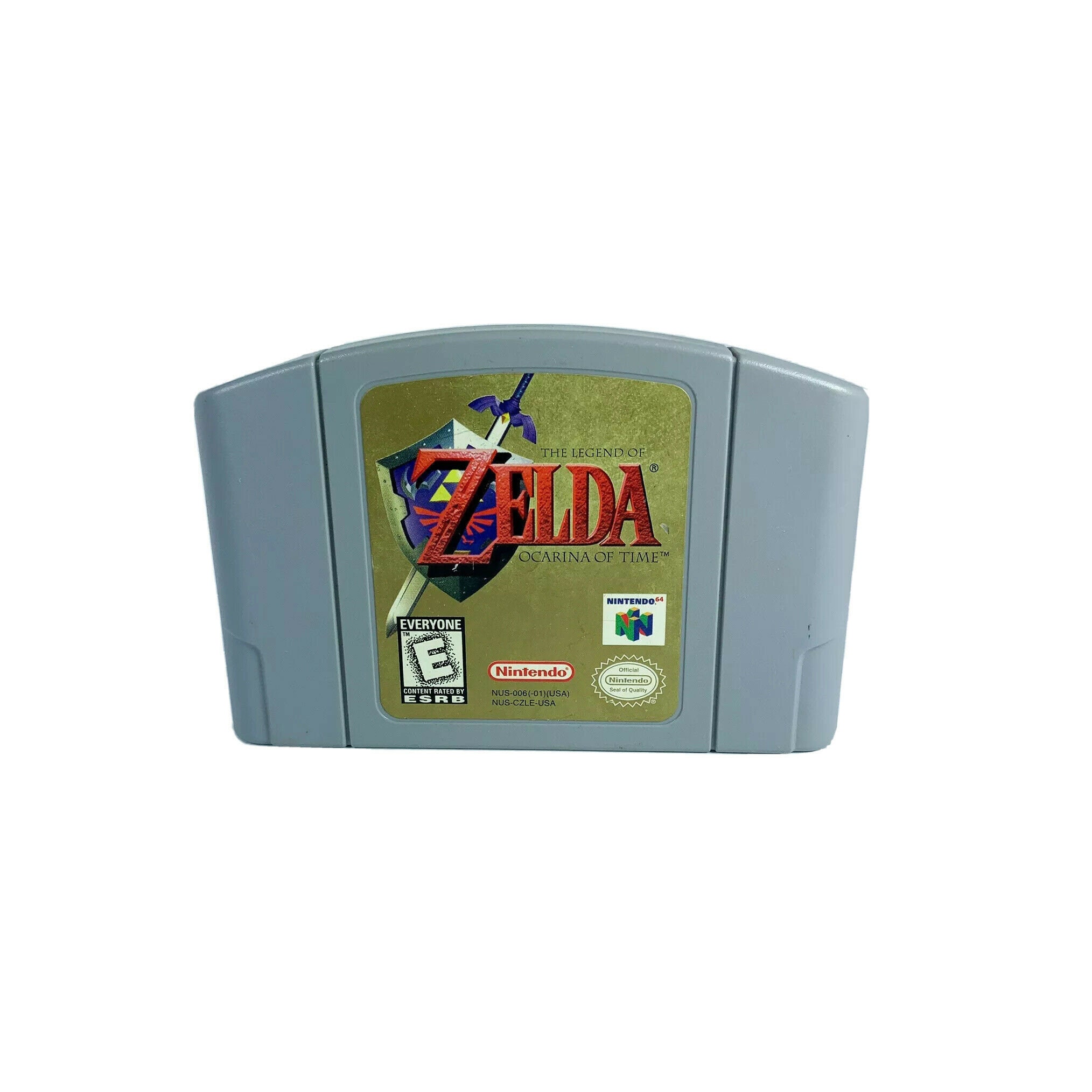 Vintage The Legend of Zelda Ocarina of Time Gold Nintendo 64 Tested  Excellent Very Clean N64 Video Game